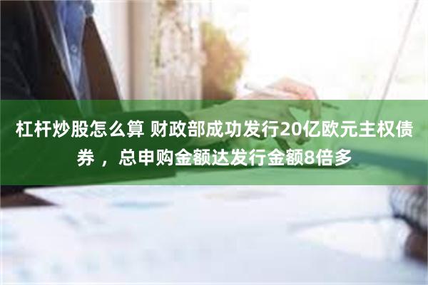 杠杆炒股怎么算 财政部成功发行20亿欧元主权债券 ，总申购金额达发行金额8倍多